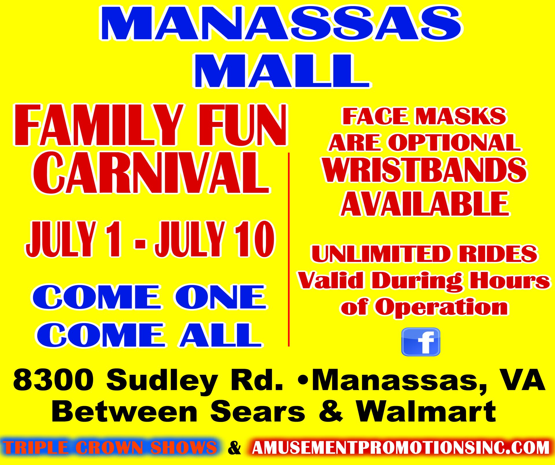 Family Fun Carnival! Manassas Mall